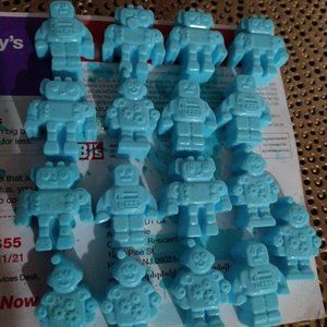 Mini robot soaps